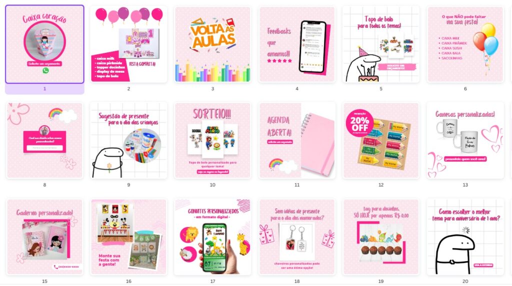 Clica Menu e Packs Canva imagem 11